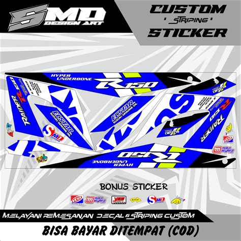 STRIPING STICKER VARIASI SATRIA FU FACELIFT R 150 Lazada Indonesia