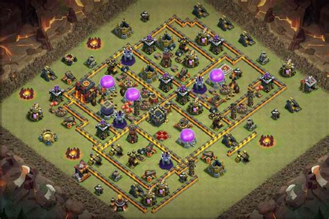 Best Anti 3-Star Town Hall 10 Base Design in Clash of Clans - 2024