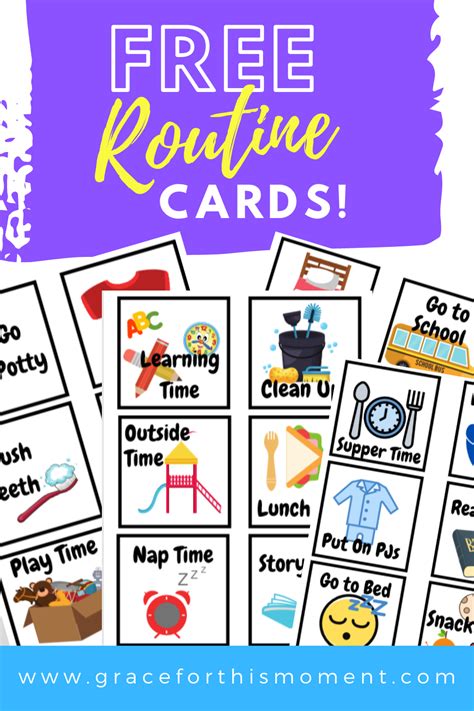 Free Printable Daily Routine Cards