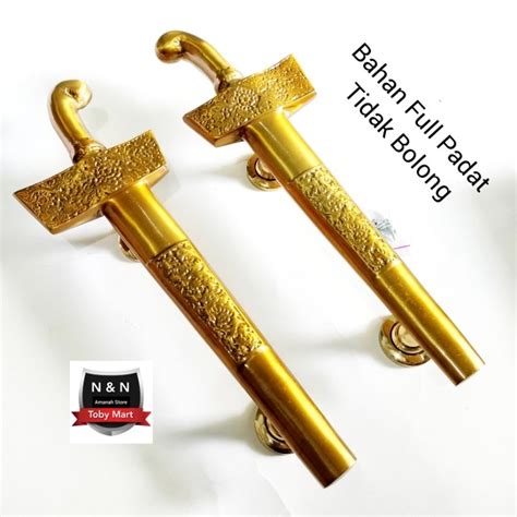 Jual Handle Pintu Keris Antiq Traditional Java Gagang Pintu Rumah