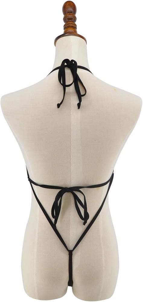 Buy Sherrylo See Through One Piece Swimsuit High Cut Micro Monokini Bikini Mini Mesh Transparent