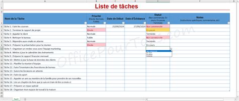 Modèles Excel OfficePourTous