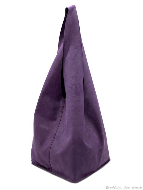 Авоська кожаная / замша (бордо) купить в интернет-магазине Ярмарка ...