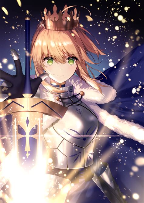 Artoria Pendragon And Saber Fate And 1 More Drawn By Necomi Danbooru