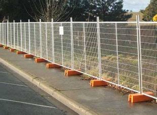 Installing Temporary Fencing - Temporary Fencing