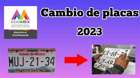 Cómo reemplacar en el estado de México 2023 renovación de placas Edo