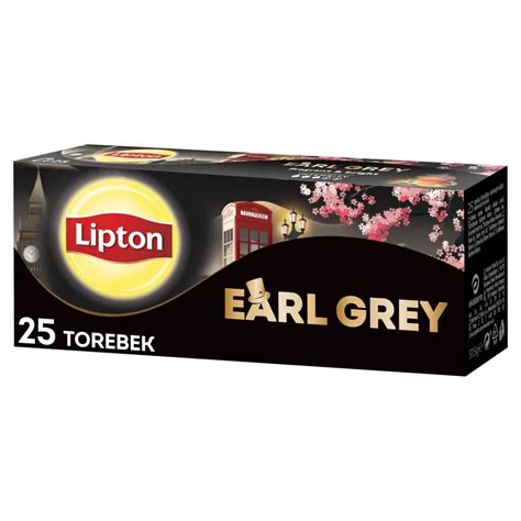 Lipton Earl Grey Herbata Czarna G Torebek Zakupy Online Z