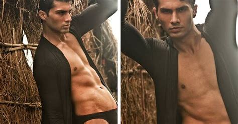 Shirtless Bollywood Men Male Model In Bikini Briefs