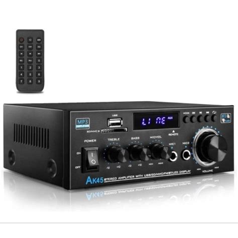 Kerndy Ak-45 12volt Compact Size Audio power Amplifier Portable Sound ...