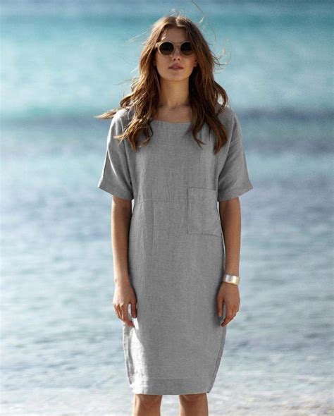 Модные льняные платья: 70+ лучших стилистических решений на фото