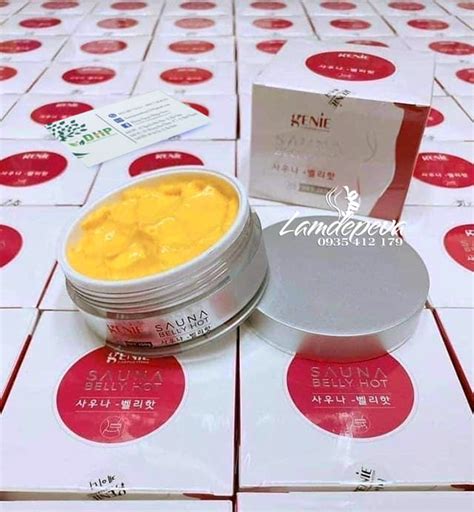 Kem Tan M Sauna Belly Hot Genie Ch Nh H Ng H N Qu C G Eva