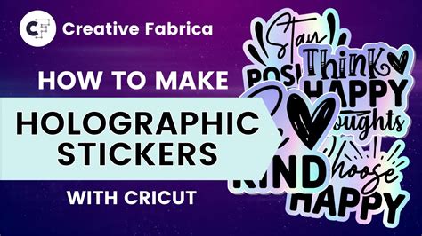 How To Make Your Own Holographic Stickers Youtube