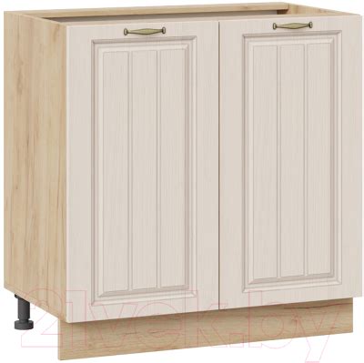 ТриЯ Лина 1Н8 (дуб крафт золотой/кремовый) Шкаф-стол кухонный купить в ...