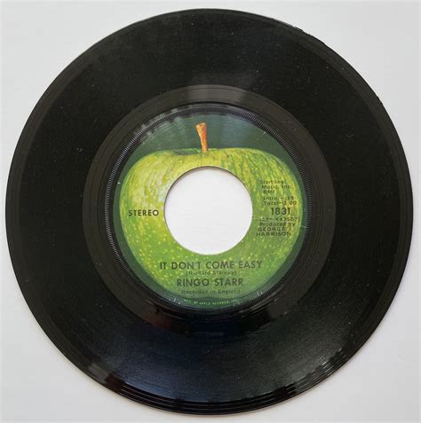 IT DON'T COME EASY - 7" Single (Apple - England Bottom) - Beatle Memories