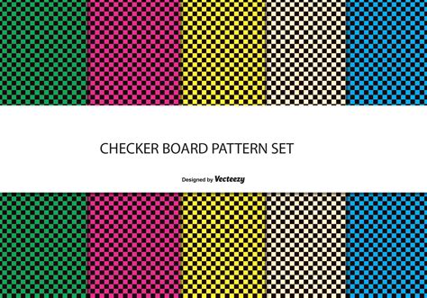 Checkerboard Style Pattern Set 92895 Vector Art at Vecteezy