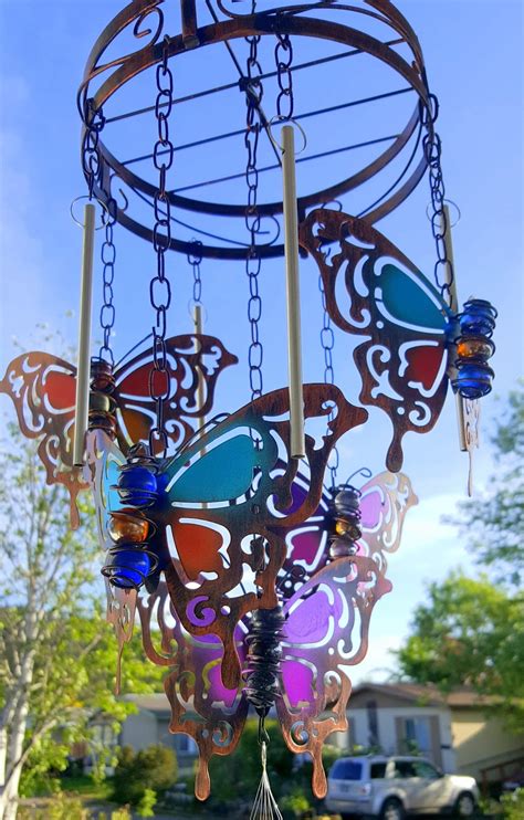 Make The Best Of Things Diy Butterfly Wind Chime Dollar Store Crafts
