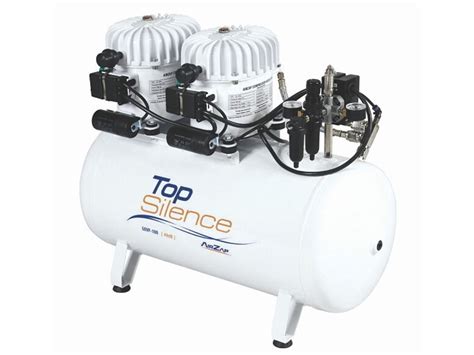 COMPRESSOR DE AR ODONTOLÓGICO SUPER SILENCIOSO TOP SILENCE 50VF 100