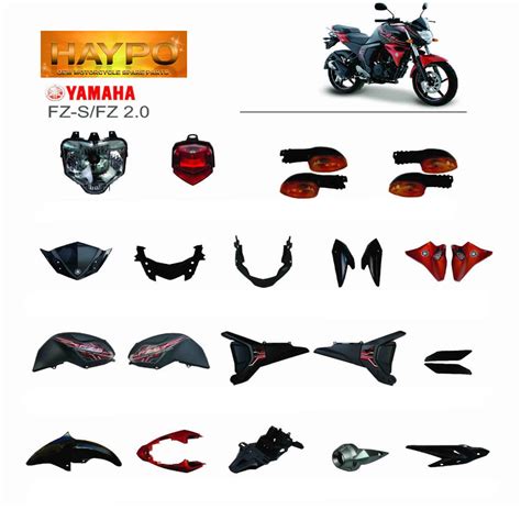 motorcycle parts accessories body parts  yamaha fz   yamaha fz