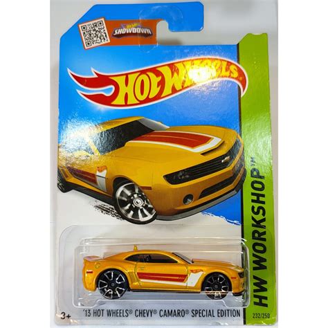 Hot Wheels Hot Wheels Chevy Camaro Special Edition Hw Workshop Mattel Shopee Brasil