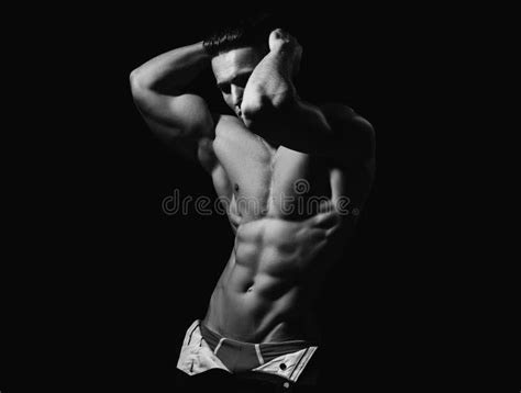 Shirtless Athletic Naked Guy Gay Body Male Bare Torso Eotic Man Stock Photo Image Of Face