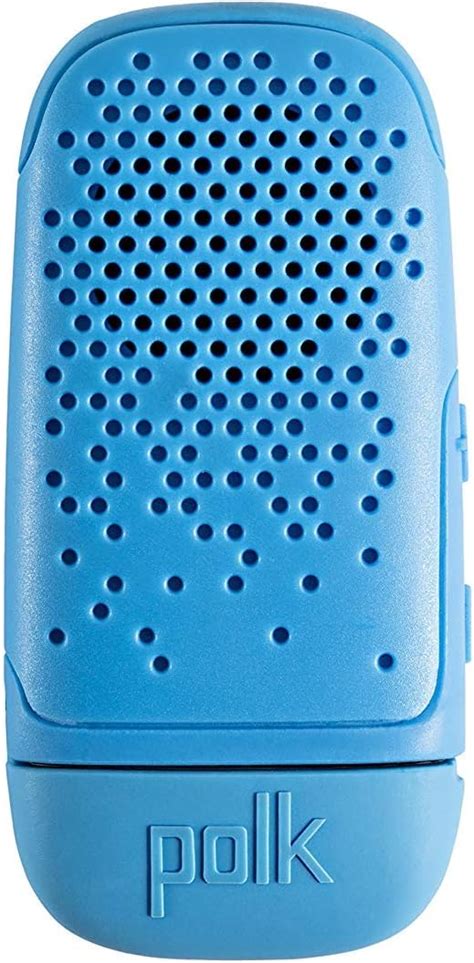 Polk Boom Bit Clip On Bluetooth Speaker Sports Blue Bigamart