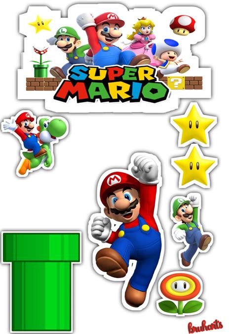 Topper De Bolo Super Mario Bros Super Mario Bolo Super Mario 17100 The Best Porn Website