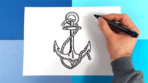 Comment Dessiner Une Ancre De Bateau YouTube