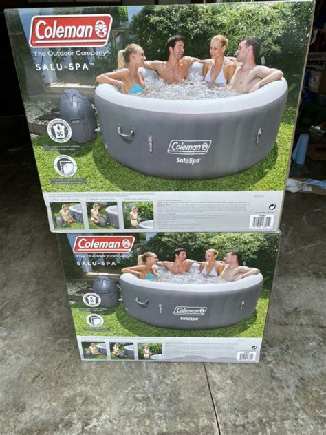 Inflatable Hot Tub Coleman Saluspa X Person W Filters Brand New For Sale From