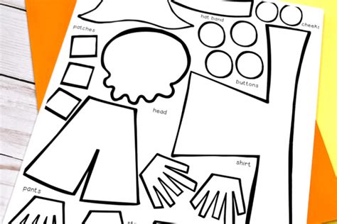 Printable Scarecrow Craft