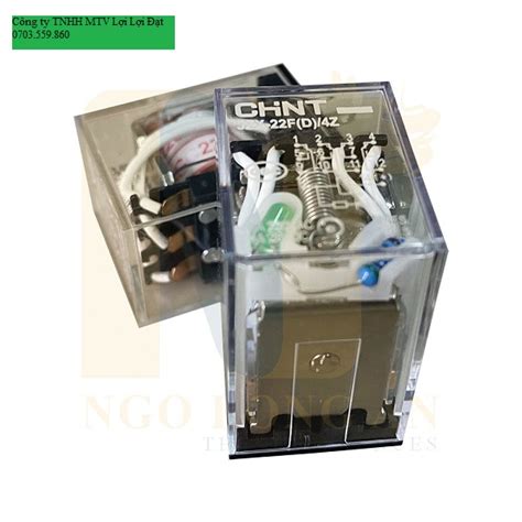 Role trung gian hiệu chint JZX-22F(D) 4Z - CÔNG TY TNHH LỢI LỢI ĐẠT