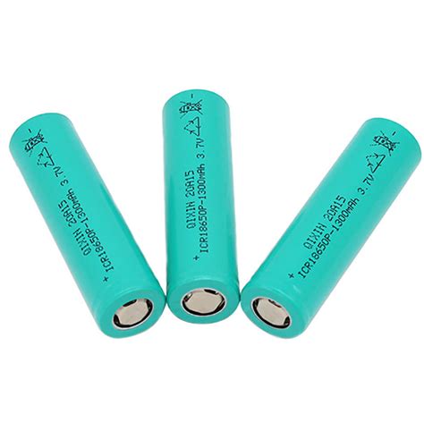 Qixin Li Ion 18650 Battery Lithium Ion 3.7V Rechargeable 1300mAh ...