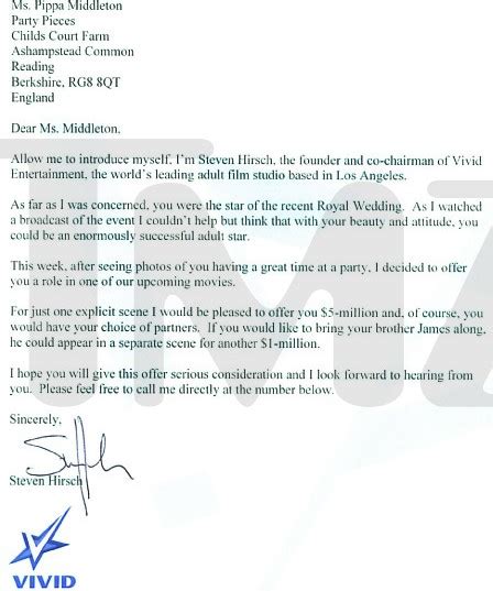 Pippa Middleton Gets 5 Million Offer To Do Porn By Vivid Entertainment