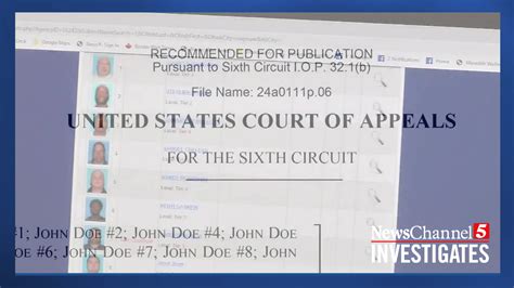 Appeals Court Reverses Lower Court Decision On TN Sex Offender Registry