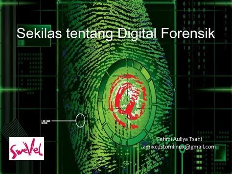 Pdf Sekilas Tentang Digital Forensik Dokumen Tips