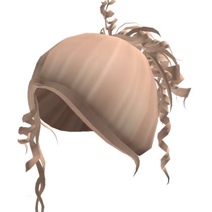 Blonde Goddess Aesthetic Messy Curly Updo Roblox