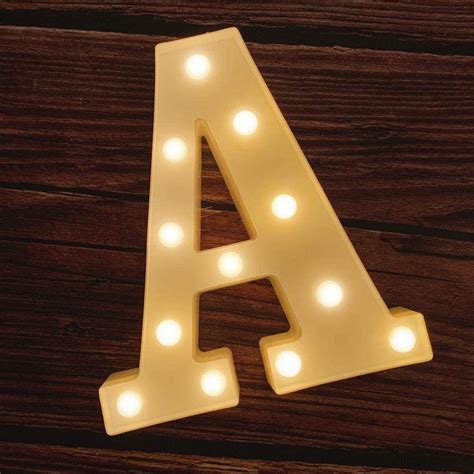 LED Marquee Letter Lights 26 Alphabet Light Up Marquee Number Etsy