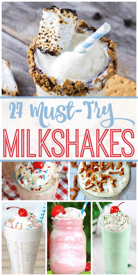 Must Try 27 Best Milkshake Recipes - Classy Mommy