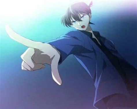shinichi kudo detektif gambar anime pemandangan khayalan