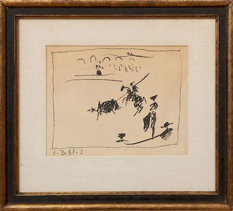 Pablo Picasso 1881 1973 La Pique Les Banderilles And Le Picador Ii