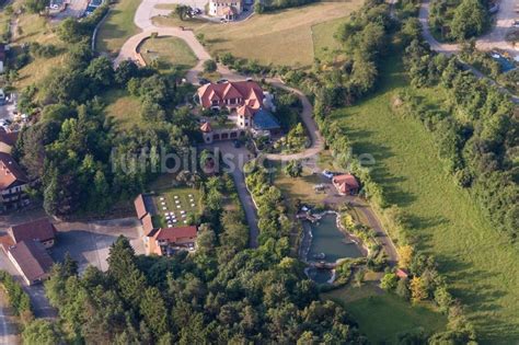 Luftaufnahme Oberleichtersbach Villa Im Wohngebiet Einer