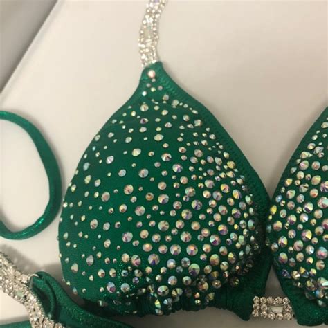 Barely Visible Bikinis Swim New Custom Made Bikini Competition Suit Npc Ifbb Poshmark