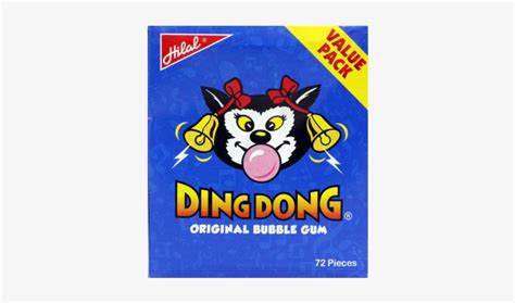 Ding Dong Bubble Gum 72s Ding Dong Chewing Gum Transparent Png