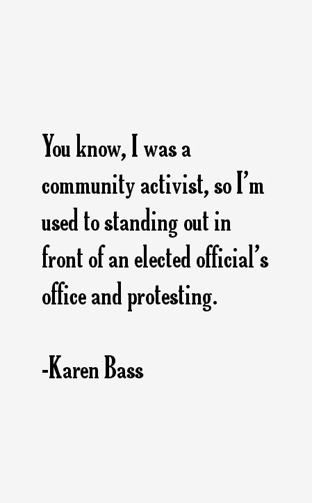 Karen Bass Quotes And Sayings