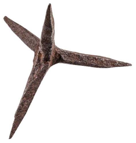 c 1775 Revolutionary War Hand-Made Caltrop/Spike