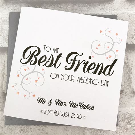 Best friends wedding | Best friend wedding, Friend wedding, Wedding cards
