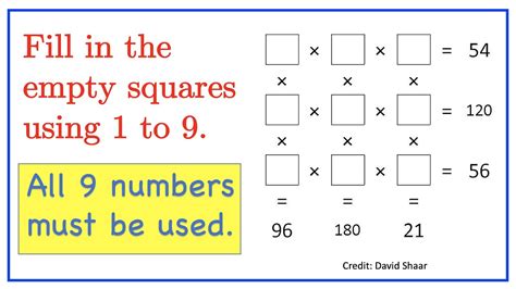 Cross Math Puzzles