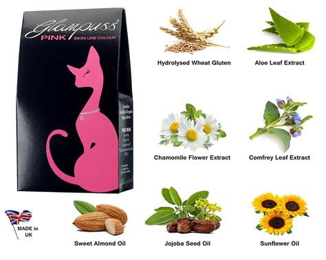 GlamPuss Organic Pubic Semi Permanent Bikini Colour Hair Dye SEXY HOT PINK Fruugo US