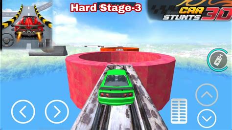 Car Stunts 3D Free Extreme City GT Racing Green Car Hard Stage 3