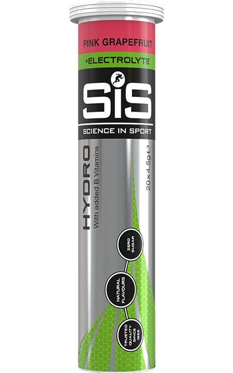 SiS GO Hydro Tablet 20 X 4G Tablets Grapefruit - Bikebug