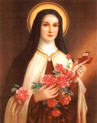 saint theresa  patron saint  florists